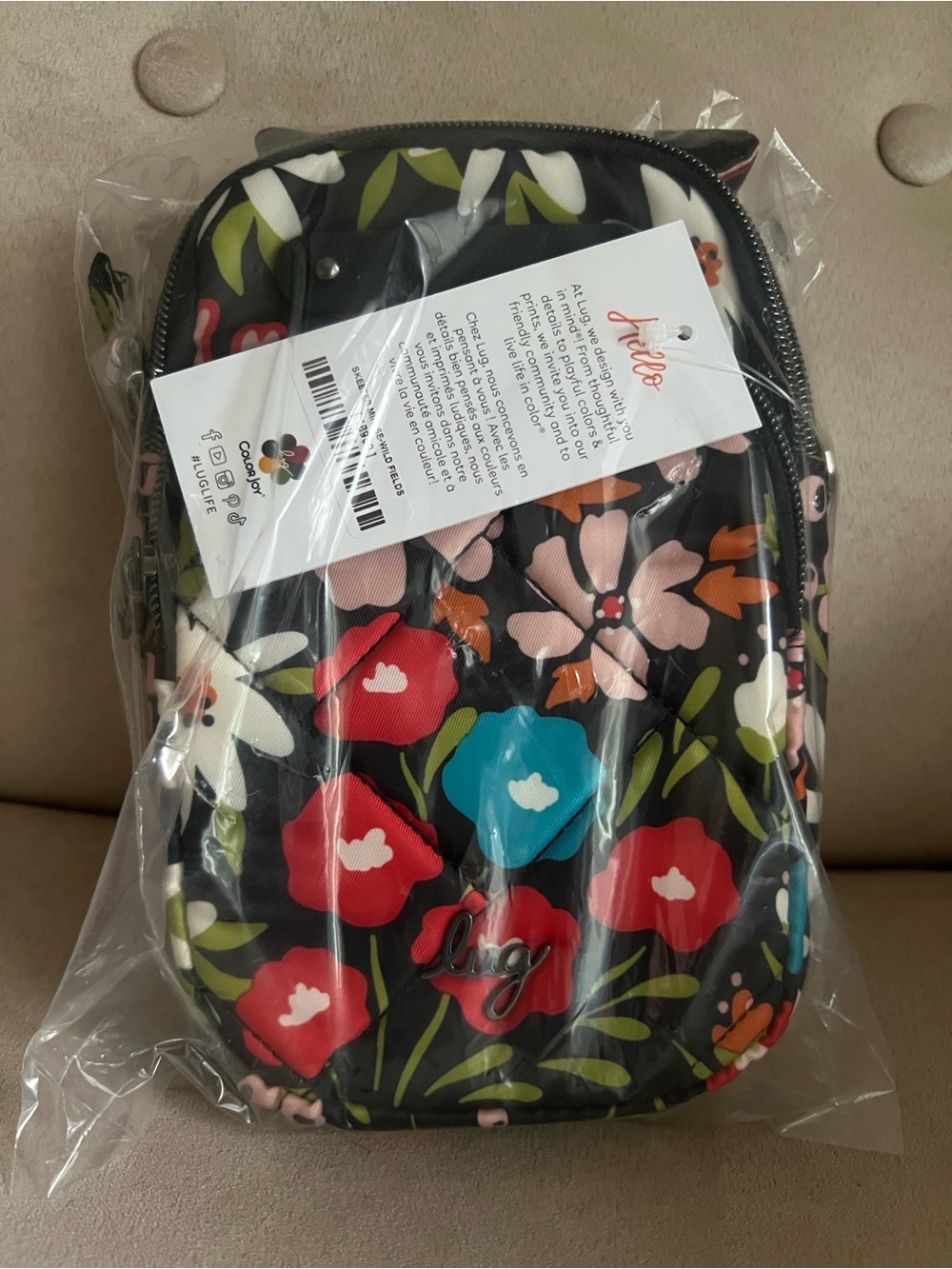 NWT Lug Skeeter Mini Convertible Crossbody Bag in Wild Fields